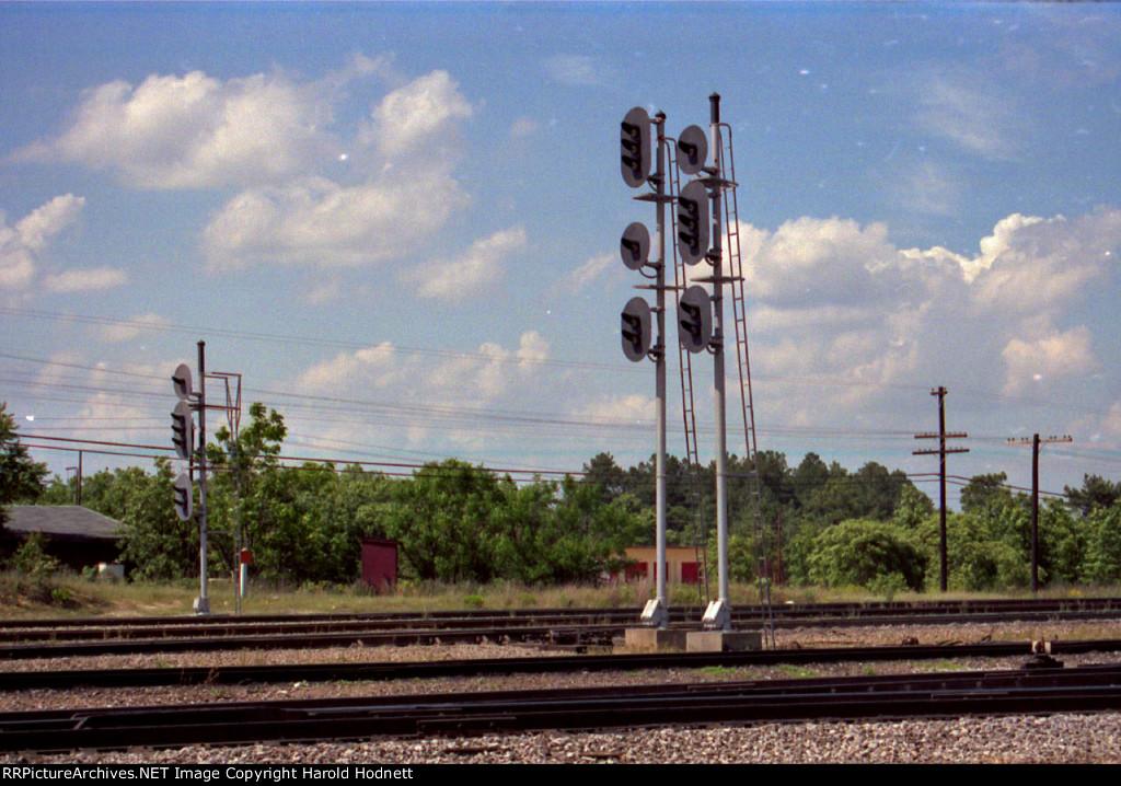 Signals south of the diesel shop